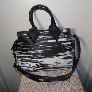 Attention Zebra Stripe Tote / Shoulder Bag